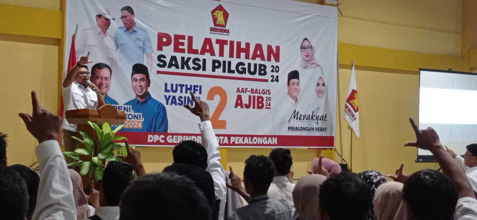 Kader Gerindra Kota Pekalongan Siap Menangkan Lutfi – Taj Yasin, Pilwalkot Menangkan Aaf-Balgis