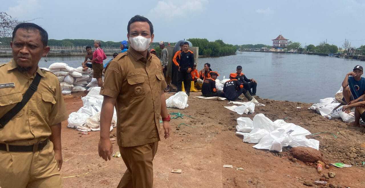 Walikota Aaf beserta Dinas Terkait Tinjau Langsung Dampak Jebolnya Tanggul Meduri-Bremi