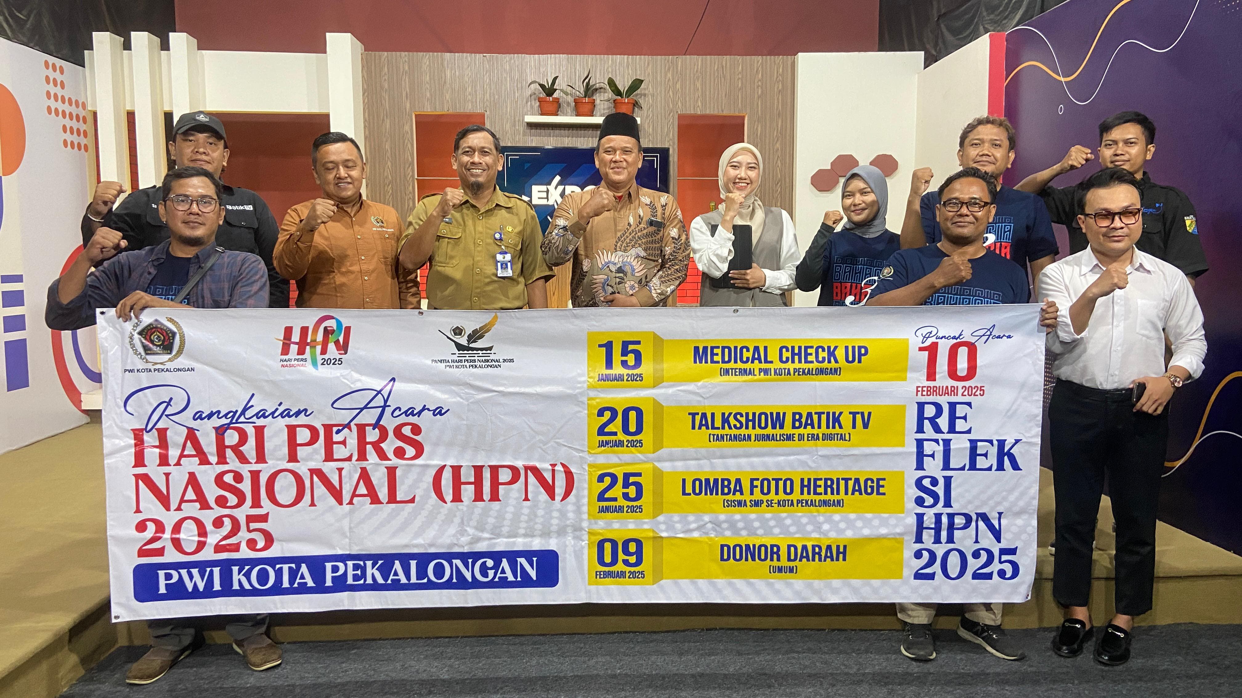 PWI Kota Pekalongan Gelar Talkshow Tantangan Jurnalisme di Era Digital, Rangkaian HPN 2025