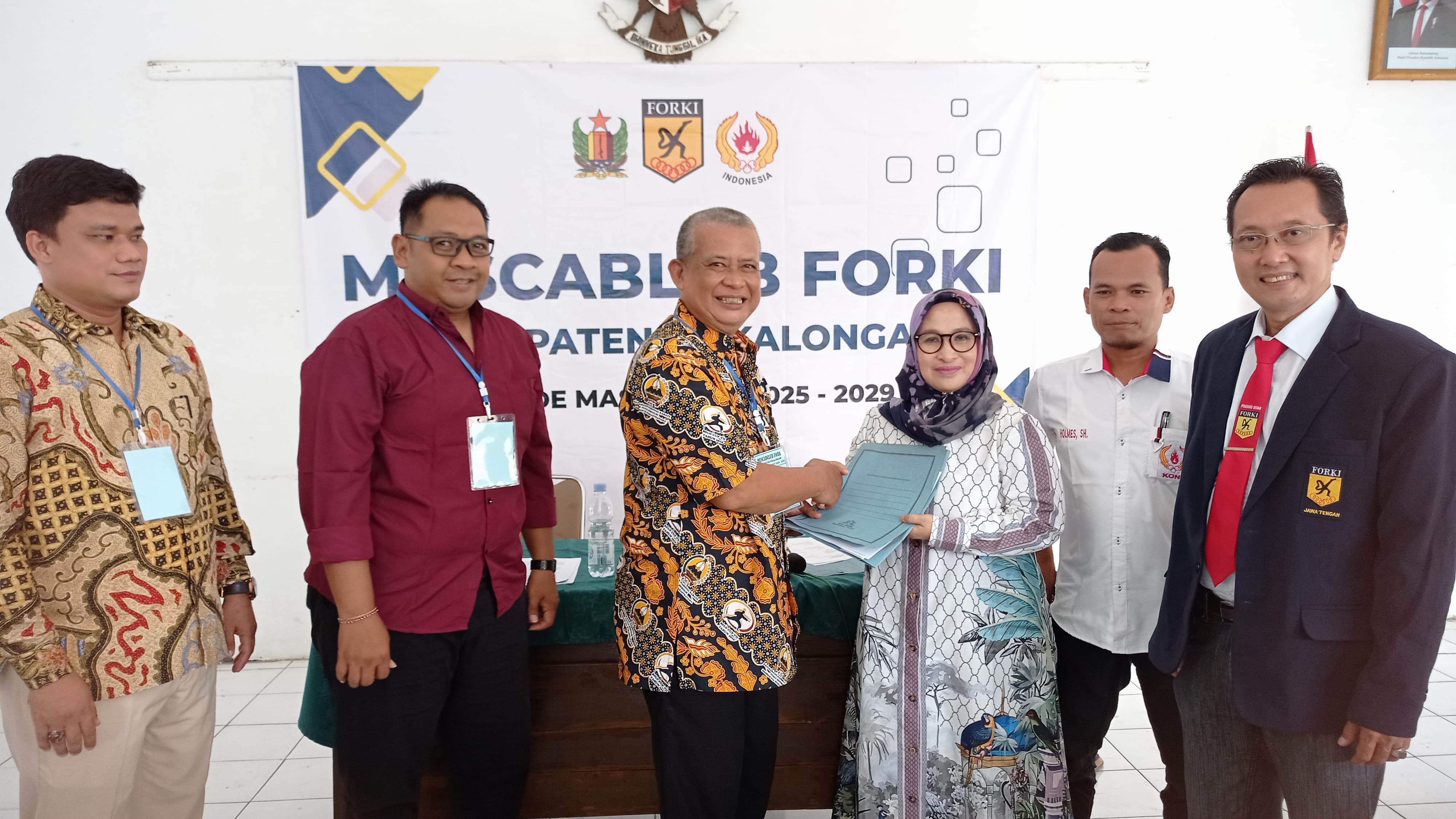 Muscablub Forki Kabupaten Pekalongan, Hj Hindun Kembali Nahkodai Forki di Kota Santri