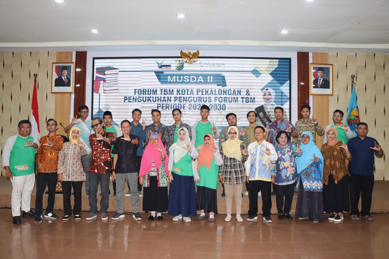 Genjot Literasi, Pengurus Taman Baca Masyarakat Kota Pekalongan Dilantik