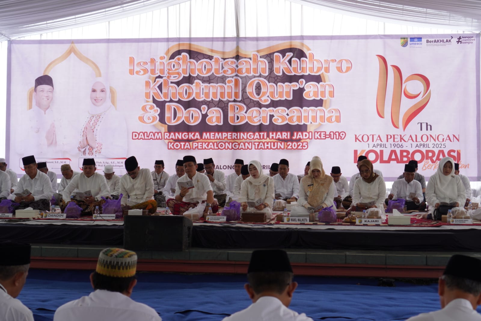 Istigosah dan Doa Bersama Peringatan 119 Tahun Kota Pekalongan, Walikota Aaf Dorong Satukan Langkah Lewat Sinergi