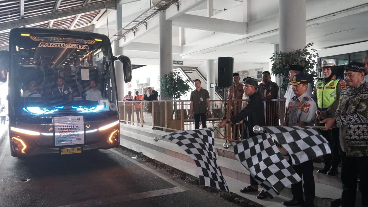Terminal Pekalongan Berangkatkan 600 Perantau ke Jakarta, Bus Dinyatakan Laik Jalan