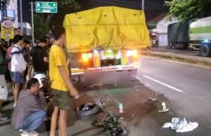 Kecelakaan Truk versus Honda Scoopy di Jalan Pantura Batang, Pengendara Motor Satu Tewas, Satu Kritis