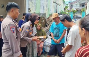 Polres Pekalongan Kota Serahkan Bantuan Korban Kebakaran di Padukuhan Kraton