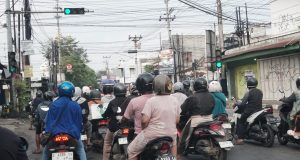 Traffic Light di Persimpangan Grogolan Pekalongan Diuji Cobakan