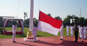 Upacara HUT ke-80 RI di Kota Pekalongan. Wakil Walikota Balgis : Kota Pekalongan Semakin Maju, Masyarakatnya Sejahtera