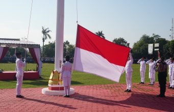 Upacara HUT ke-80 RI di Kota Pekalongan. Wakil Walikota Balgis : Kota Pekalongan Semakin Maju, Masyarakatnya Sejahtera