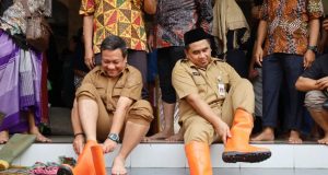 Wakil Gubernur Jateng dan Walikota Aaf Turun Langsung ke Lokasi Banjir
