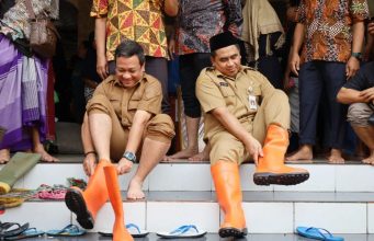 Wakil Gubernur Jateng dan Walikota Aaf Turun Langsung ke Lokasi Banjir