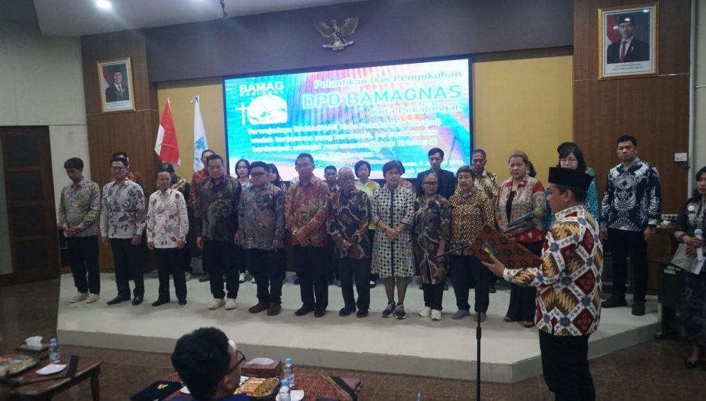 Lantik Pengurus BAMAGNAS Kota Pekalongan, Wali Kota Aaf Ajak Perkuat Sinergi dan Toleransi Antarumat Beragama