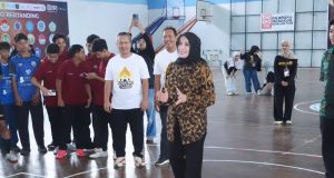 Wakil Walikota Balgis Diab Resmi Buka Nusantara Futsal Competition 2026 di GOR Jetayu