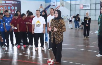 Wakil Walikota Balgis Diab Resmi Buka Nusantara Futsal Competition 2026 di GOR Jetayu
