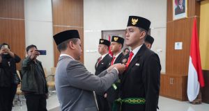 Lantik Duta Pancasila Paskibraka, Wali Kota Ajak Generasi Muda Jaga Ideologi Bangsa