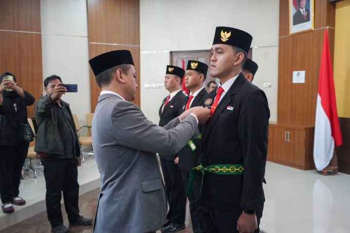 Lantik Duta Pancasila Paskibraka, Wali Kota Ajak Generasi Muda Jaga Ideologi Bangsa