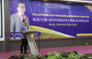 Hadiri Pengambilan Sumpah dan Pelantikan Rektor Universitas Pekalongan, Wali Kota Aaf Ingin Unikal Jadi Ikon