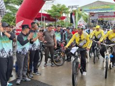 Kolaborasi Pemkot Pekalongan dan Kodim Pekalongan, Ratusan Peserta Ramaikan Gowes Gembira Jelang Ramadan