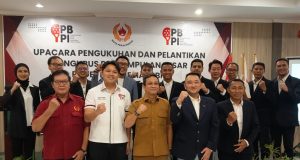 Pelantikan Pengurus PBPI Kota Pekalongan 2026–2030, Walikota Aaf Berharap Cetak Atlet Padel Handal
