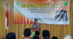 Walikota Pekalongan Lepas 67 Jemaah Haji KBIHU Aisyiyah