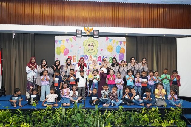 Bunda PAUD Kota Pekalongan Hadiri Pelepasan KB PAUD Kana